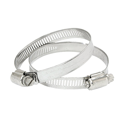 Harfington 2pcs 3" Fuel Injection Gas Water Pipe Connector Hose Clamps Hoop