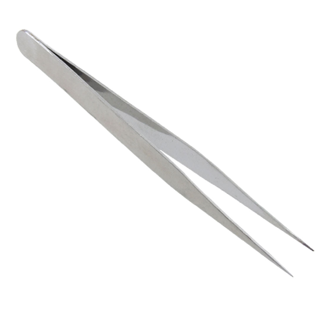 Harfington TS-10 Silver Tone 12cm Long Straight Pointy Tweezers