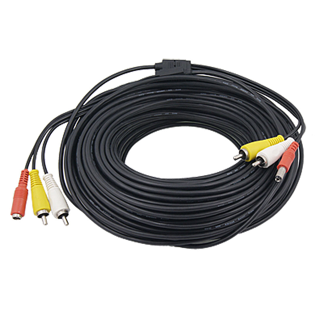 Harfington RCA Male to Male Audio Video Power Cable for CCTV Security Camera 50Ft Long