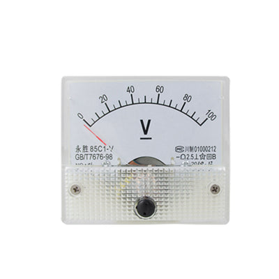 Harfington Analog DC 0-100V Volt Voltage Voltmeter Meter Panel 85C1-V