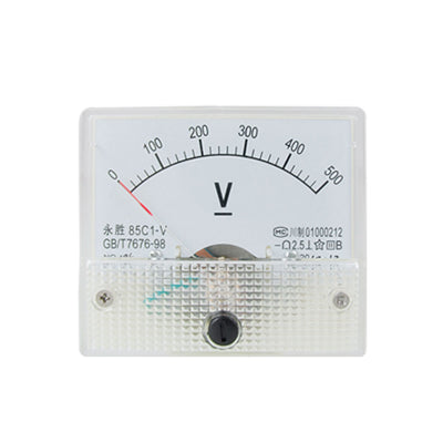 Harfington 85C1-V DC 0-500V Analogue Needle Panel Meter Voltmeter