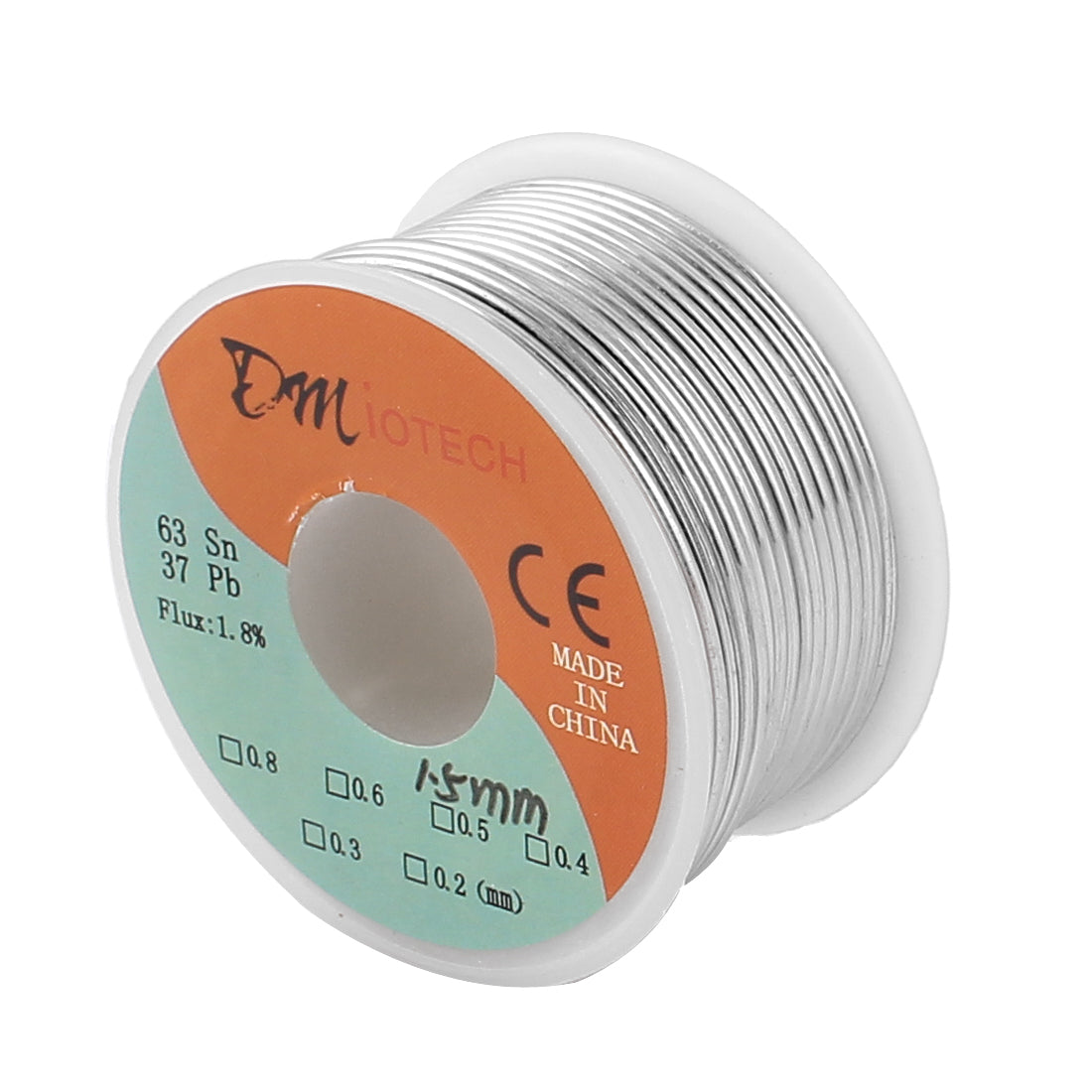 Harfington 150g 1.5mm Rosin Core Solder Tin Lead Solder Wire 63/37 for Electrical Soldering