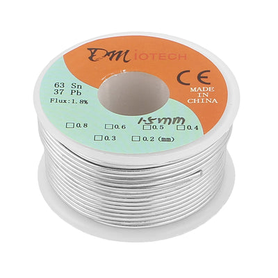 Harfington 150g 1.5mm Rosin Core Solder Tin Lead Solder Wire 63/37 for Electrical Soldering
