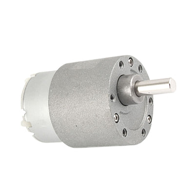 uxcell Uxcell 10RPM Output Speed 37mm Diameter 12V 0.4A DC Geared Motor