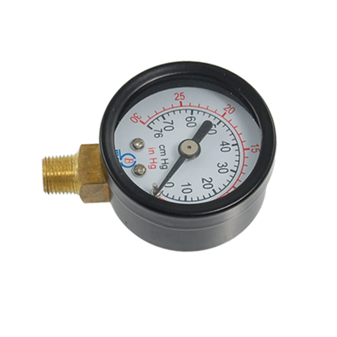 Harfington -30/0Hg 1/8PT Male Threaded Pneumatic Air Vacuum Pressure Gauge