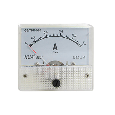 Harfington Fine Tuning Dial Panel Ampere Meter Gauge 85L1 AC 0-1A