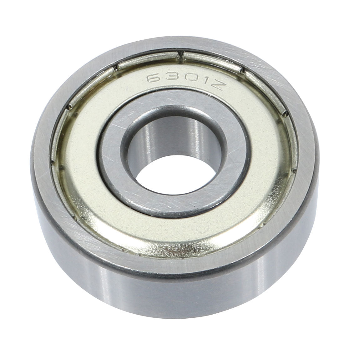 uxcell Uxcell 12mm Inner Diameter Deep Groove 6301Z Ball Wheel Bearing