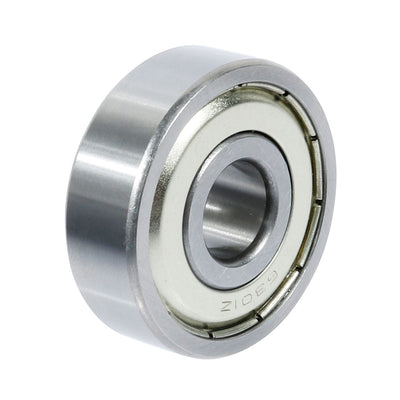 uxcell Uxcell 12mm Inner Diameter Deep Groove 6301Z Ball Wheel Bearing