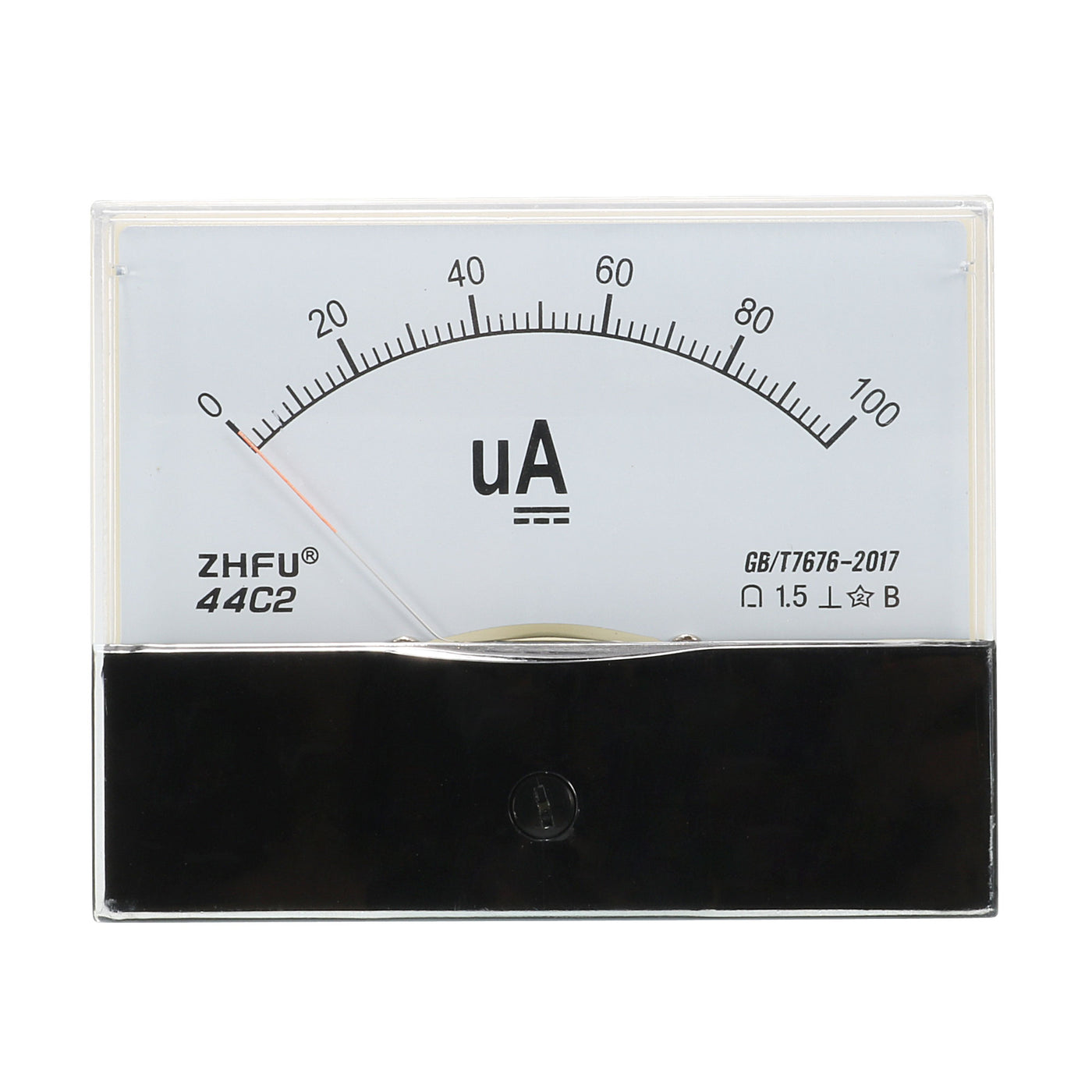 Harfington DC 0-100uA Current Analog Panel Meter Gauge Class 1.5