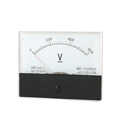 Harfington New 0-600V DC Voltage Panel Meter Voltmeter Gauge 44C2