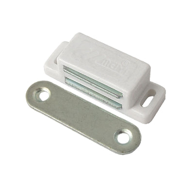Harfington Cabinet Hardware White Base 1.8" Single Magnetic Catch