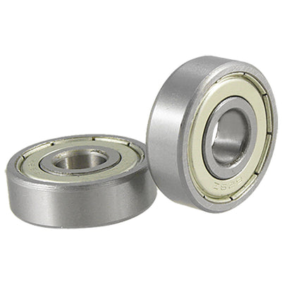 uxcell Uxcell 2 Pcs 629Z Mini Double Shielded Deep Groove Stainless Steel Ball Bearings