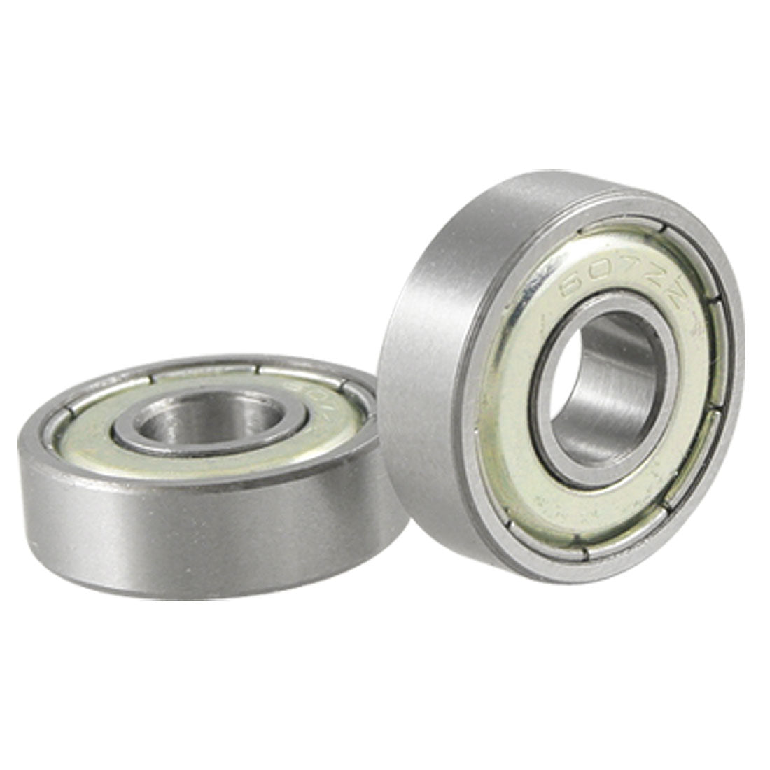Harfington 2pcs 7×19×6 607ZZ Mini Deep Groove Ball Bearings