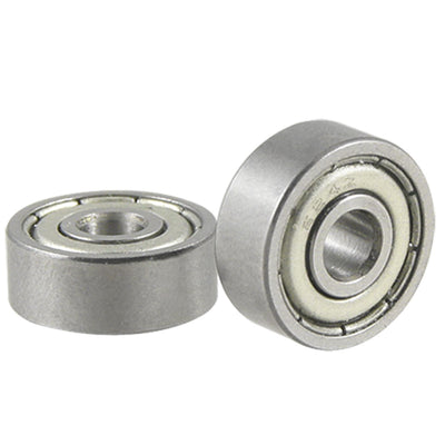 Harfington 2pcs 624Z One Side Shielded Stainless Steel Bearings