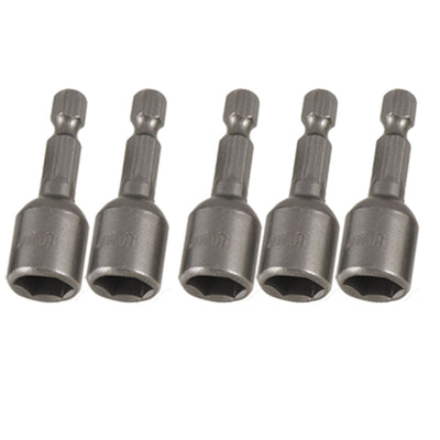 Harfington 5pcs Hex Magnetic Power 10mm Socket Nut Driver Setters