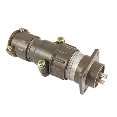 Harfington AC 250V 2.5mm Dia 3 Terminal Aviation Circular Connector P20K3Q