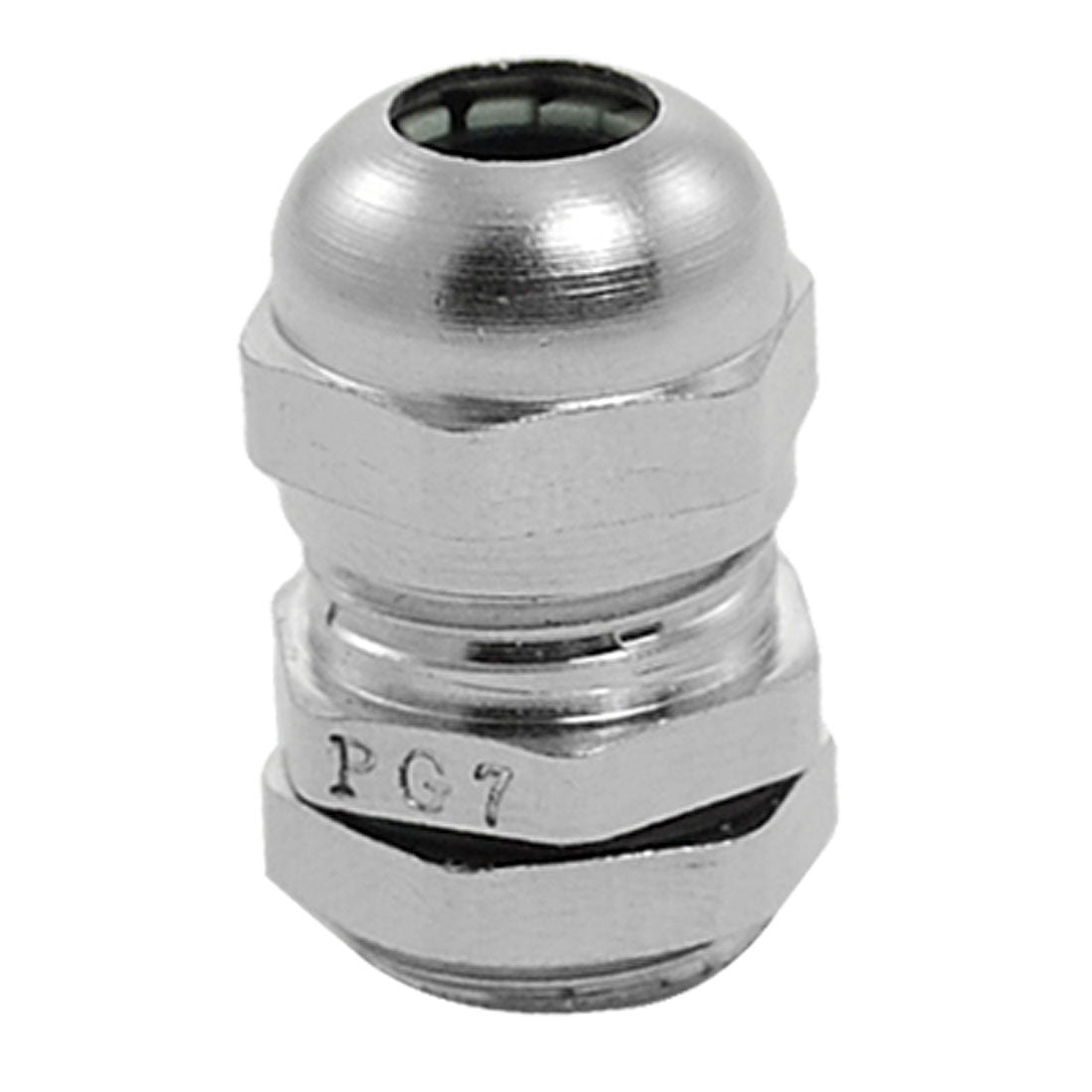 Harfington Stainless Steel PG7 Waterproof Gland for 3-6.5mm Cable
