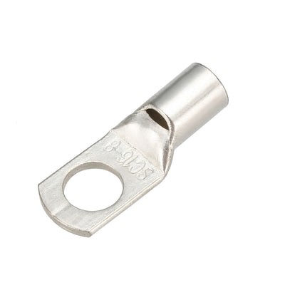 Harfington 10×Copper Tubular Cable Terminal for 8.4mm Dia Bolt