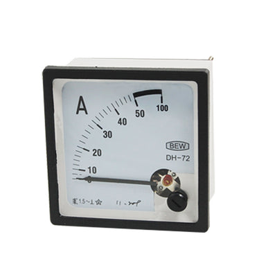 Harfington Fine Turning Dial AC 0-50A Analog Ammeter Panel Meter