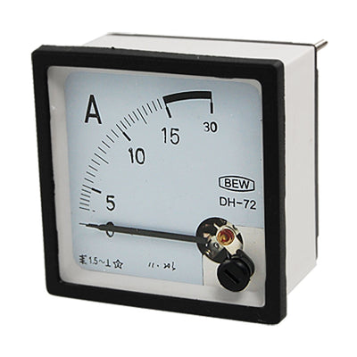 Harfington AC 0-15A Analog Current Screw Mounted Panel Ammeter
