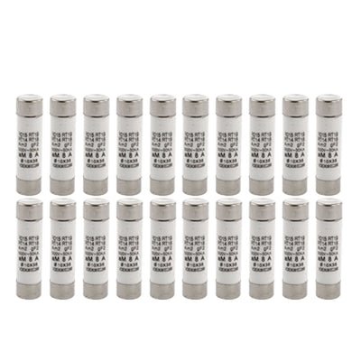 Harfington 20pcs 10×38mm AC 500V 8A Cylindrical Fuse Links