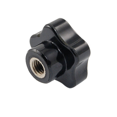 Harfington 10mm Female Thread Diameter Black Grip Knob Replacement