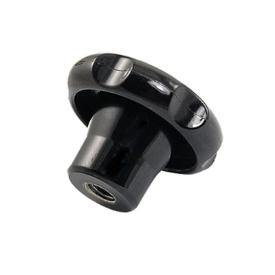 Harfington Spare Part M10 Female Thread 50mm Head Lobe Knob Black