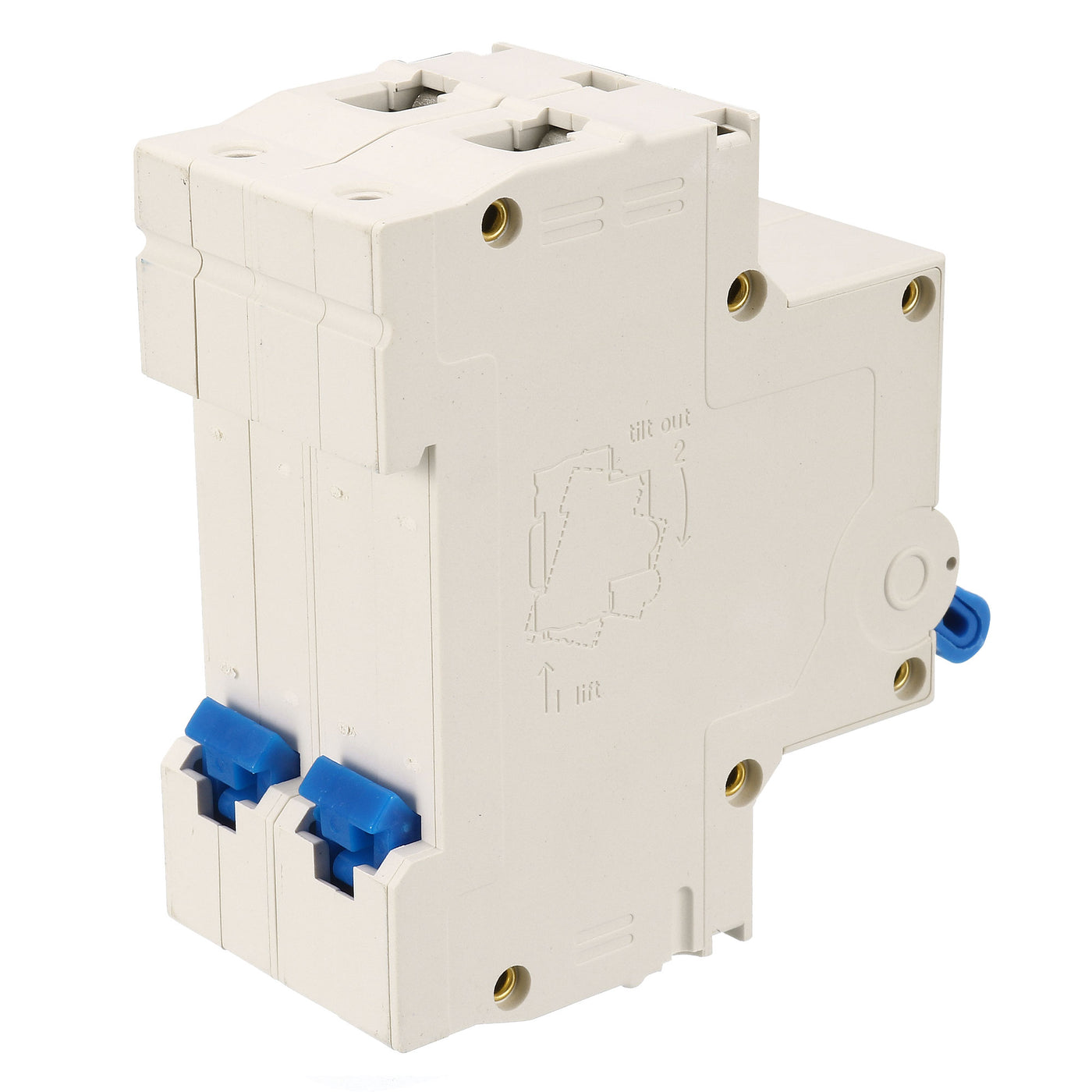 uxcell Uxcell DZ47-63 C16 16A AC 400V Two Pole Mini Circuit Breaker