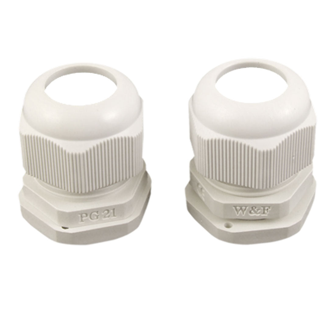 Harfington 13-18mm Dia. Cable Plastic Waterproof Connector Gland PG21 2 Pcs