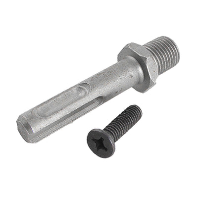 Harfington 1/2" Dia Thread Plus Shank Drill Chuck Adapter w Screws