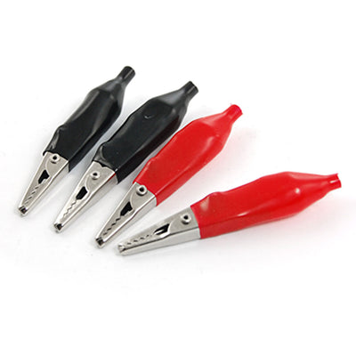 Harfington 4pcs 45MM Alligator Clip Clamp Test Testing Probe