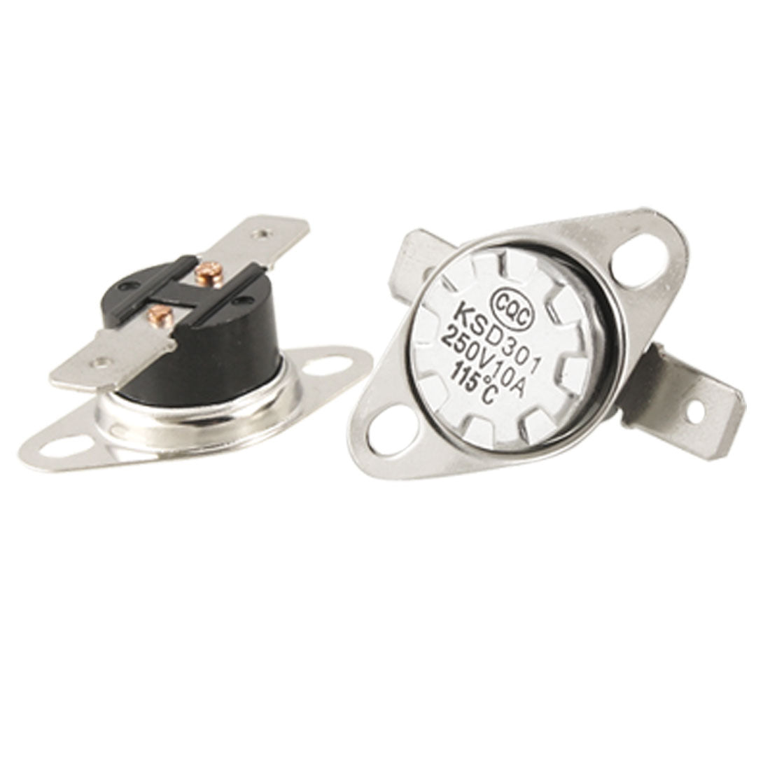 Harfington 5×KSD301 Temperature Control Switch Thermostat 115 Celsius N.C