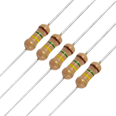 Harfington 100×1/4W 250V 150K ohm Axial Carbon Film Resistors