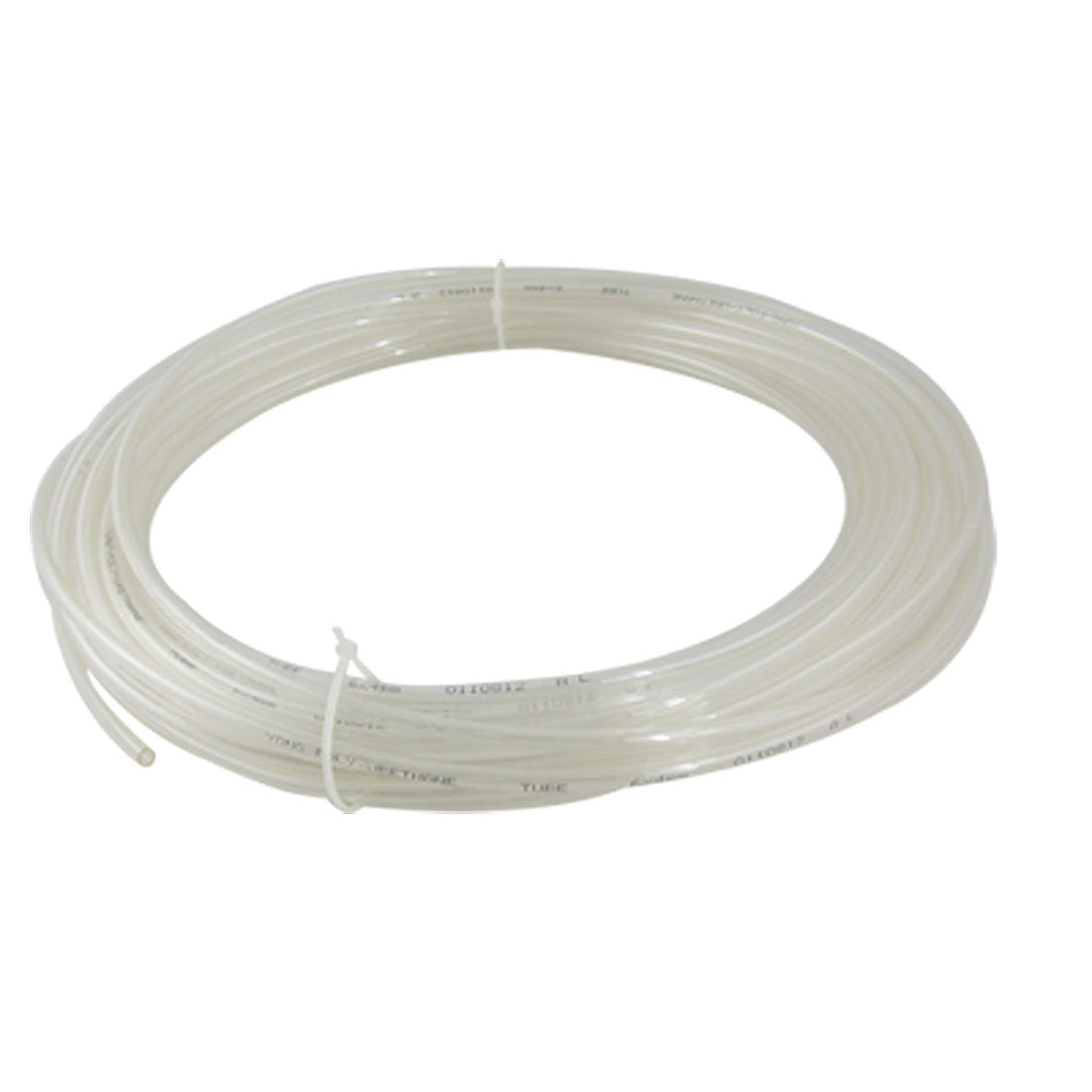 Harfington 15M 49.2Ft 6mm x 4mm Clear Pneumatic Air PU Hose Pipe Tube