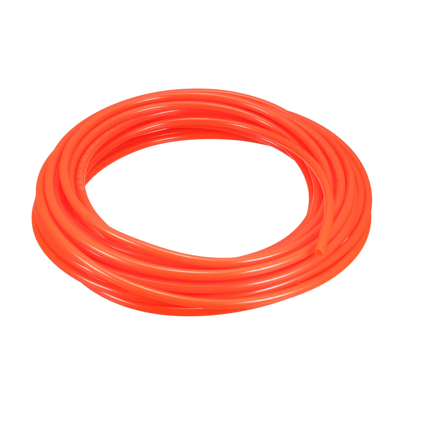 Harfington 10M 32.8Ft Orange Red 6mm OD 4mm ID Pneumatic PU Air Tube Hose
