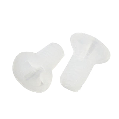 Harfington 30pcs White M3×6mm Flat Phillips Head Screws PCB Board Fasteners