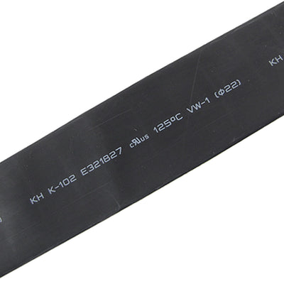 Harfington 22mm Black Polyolefin Insulation Heat Shrink Tubing 6M 19.7ft