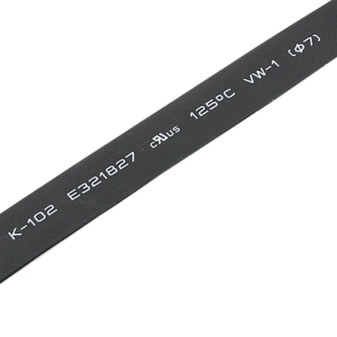 Harfington 7mm Dia. Heat Shrinkable Tube Shrink Tubing 6M 19.7ft Black