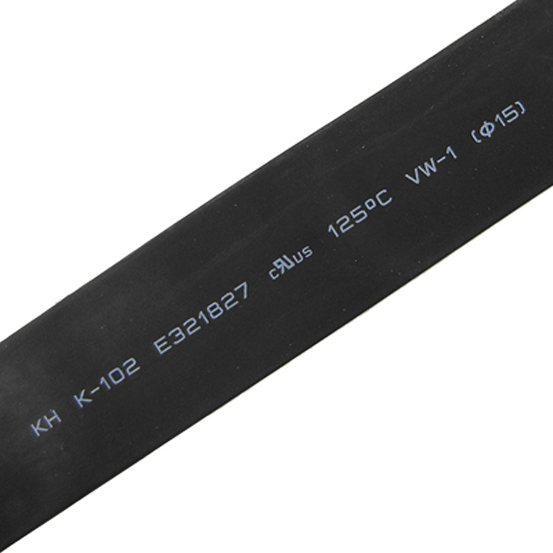 Harfington New 2 Pcs 15mm Dia 2:1 Polyolefin Heat Shrink Tubing Tube Sleeving Wrap Wire Cable 1M