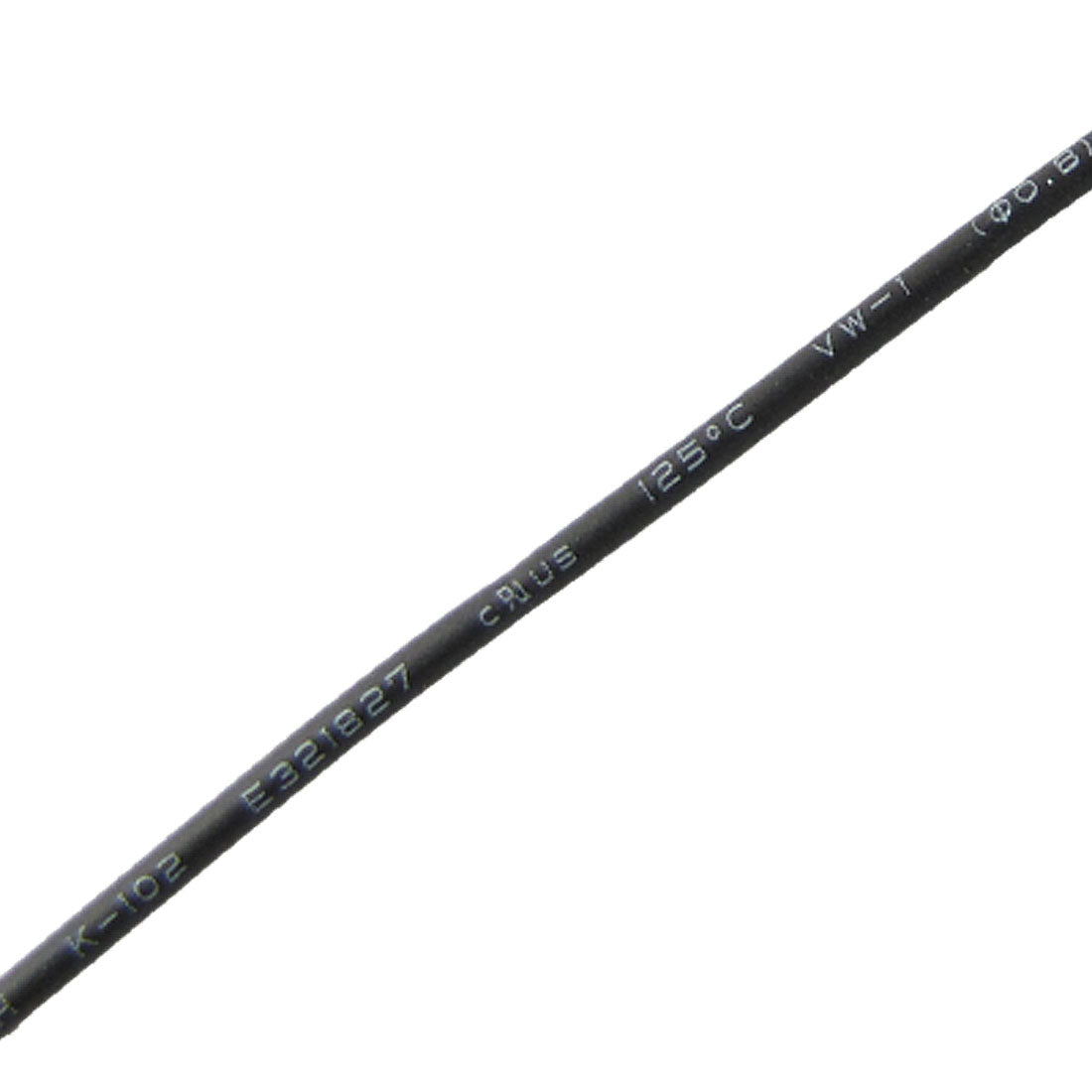 Harfington 2pcs Black 0.8mm Dia Polyolefin 2:1 Halogen-Free Heat Shrink Tubing 1M 3.3Ft