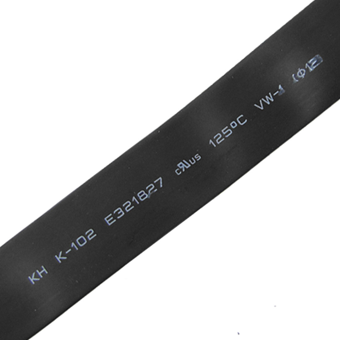 Harfington 6M 19.7ft 12mm 15/32" Dia. Heat Shrinkable Tube Shrink Black
