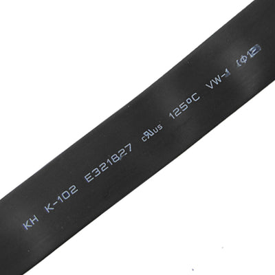 Harfington 6M 19.7ft 12mm 15/32" Dia. Heat Shrinkable Tube Shrink Black