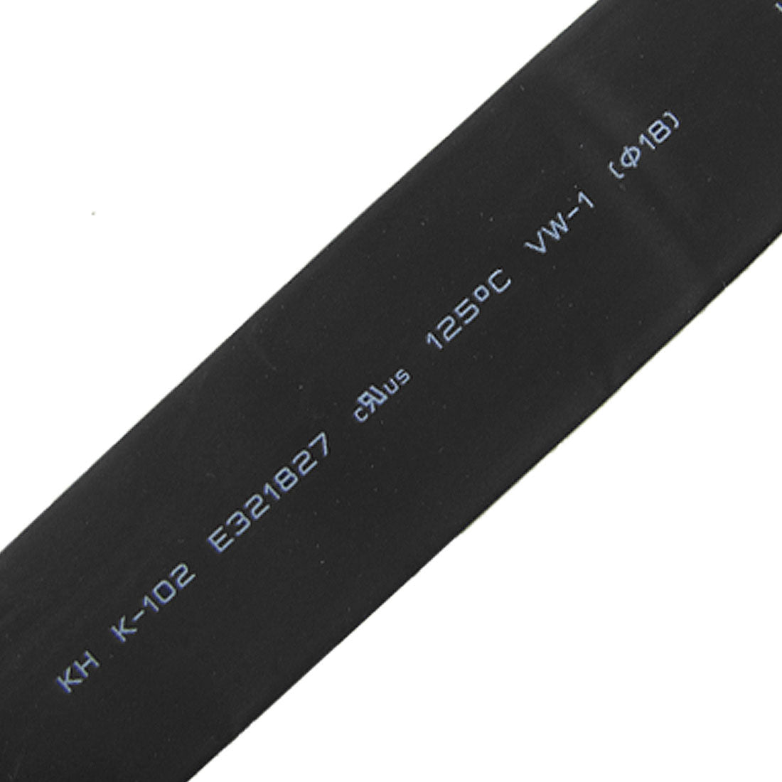 Harfington 18mm Heat Shrinkable Tube Shrinking Tubing Sleeve Black