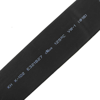 Harfington 18mm Dia. Heat Shrinkable Tube Shrink Tubing 6M 19.7ft Black