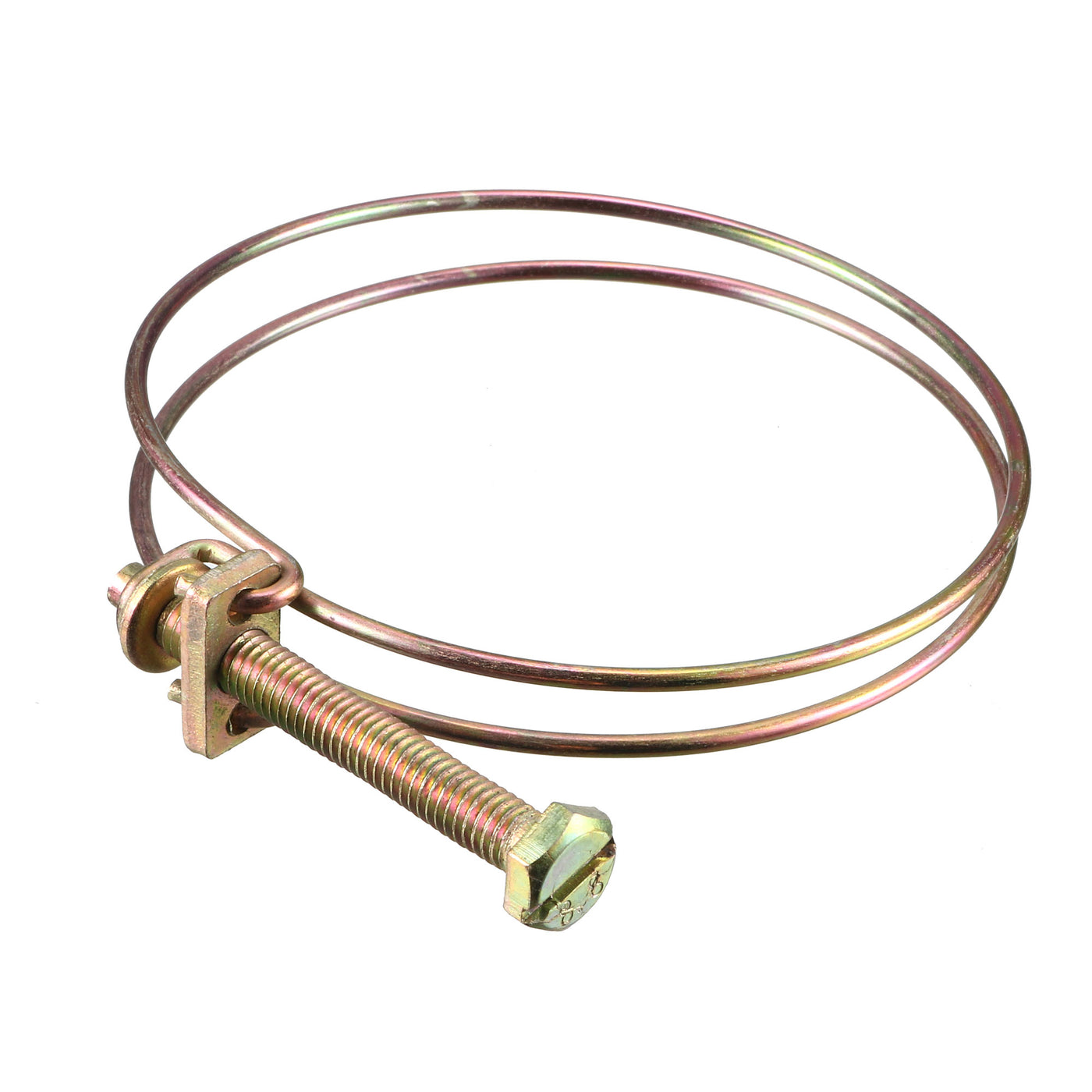 Harfington 65-75mm 2.5" 3" Adjustable Metal Wire Water Gas Pipe Hose Clamp