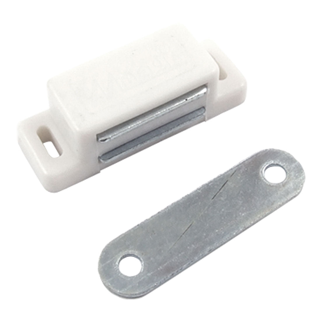 Harfington 3pcs Door Cabinet Cupboard White Magnetic Latches Catch