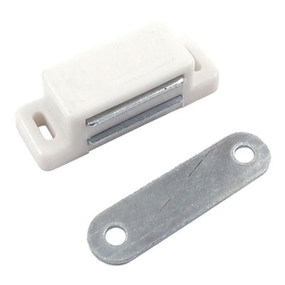 Harfington 3pcs Door Cabinet Cupboard White Magnetic Latches Catch