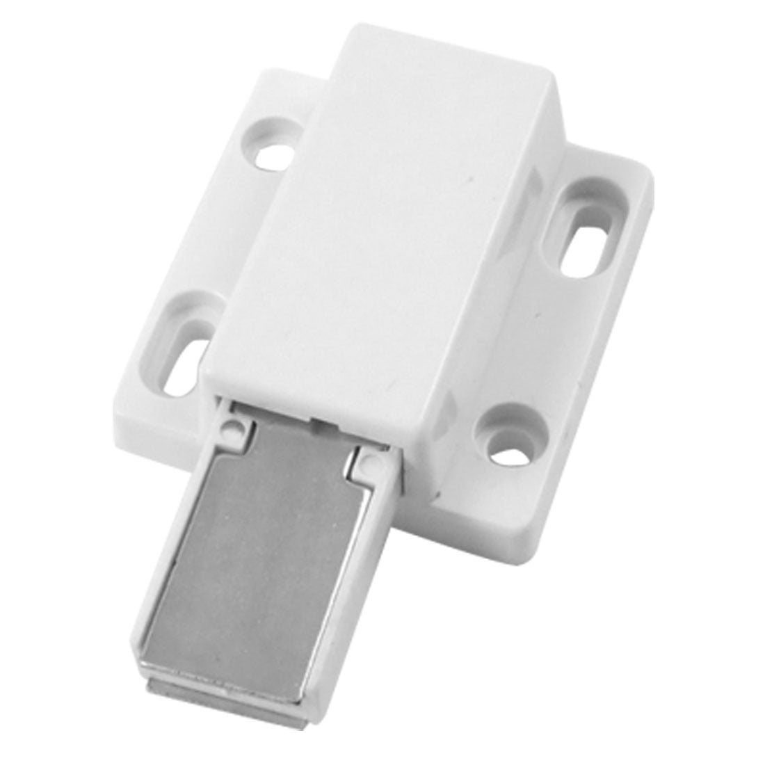 Harfington Cabinet 1.8" Length White Catch Latch Magnet w Plate