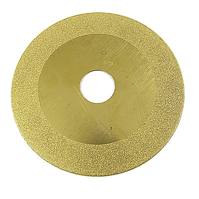 Harfington 4" Diamond Coated Glass Grinding Grind Disc Wheel Gold Tone