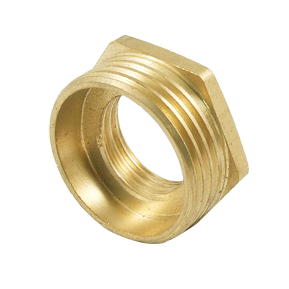 Harfington 1PT Male to 1/2PT Female Brass Hex Bushing Pipe Reducer Connector Fitting